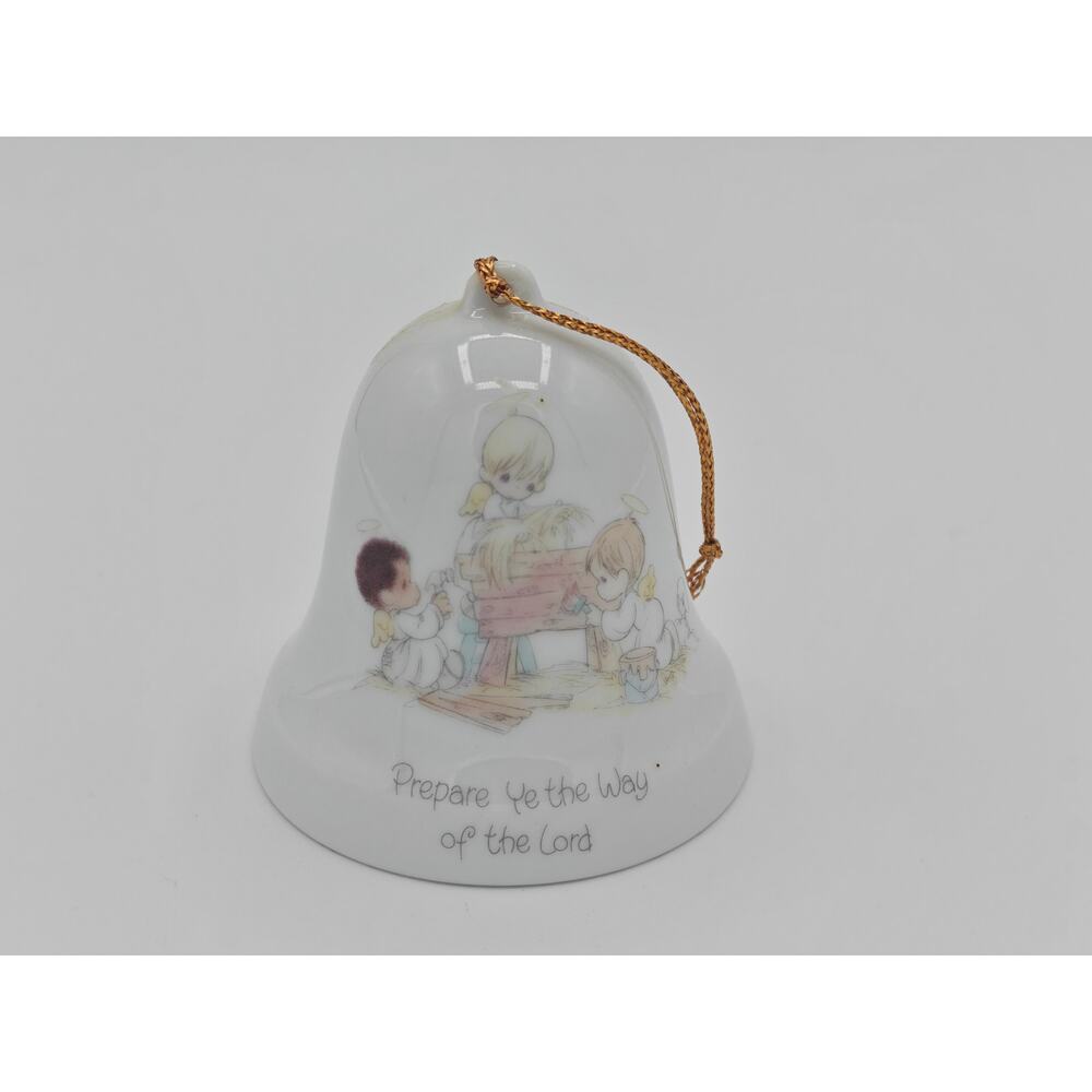 Precious Moments Prepare Ye The Way Of The Lord Bell Ornament 1985 Enesco